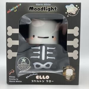 Mimicoco Warm White Moodlight Skeleton Ello Wireless Night Light Japan Halloween